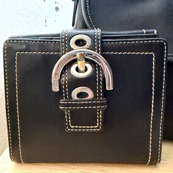 COACH F10192 Vintage SoHo Leather Handbag & Matching SoHo Wallet EUC!! - Picture 3 of 14